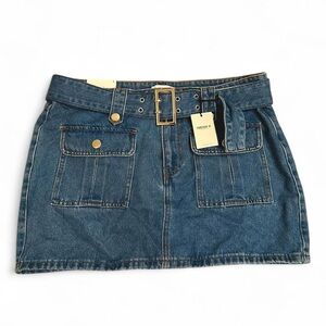 Forever 21 Denim Mini Skirt with Belt